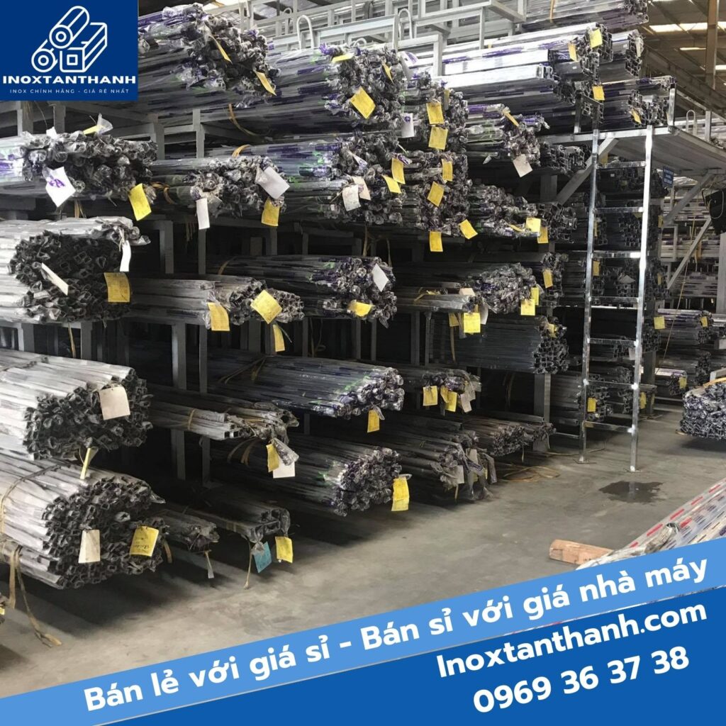 Hỗ trợ giao ống inox trang trí hỏa tốc