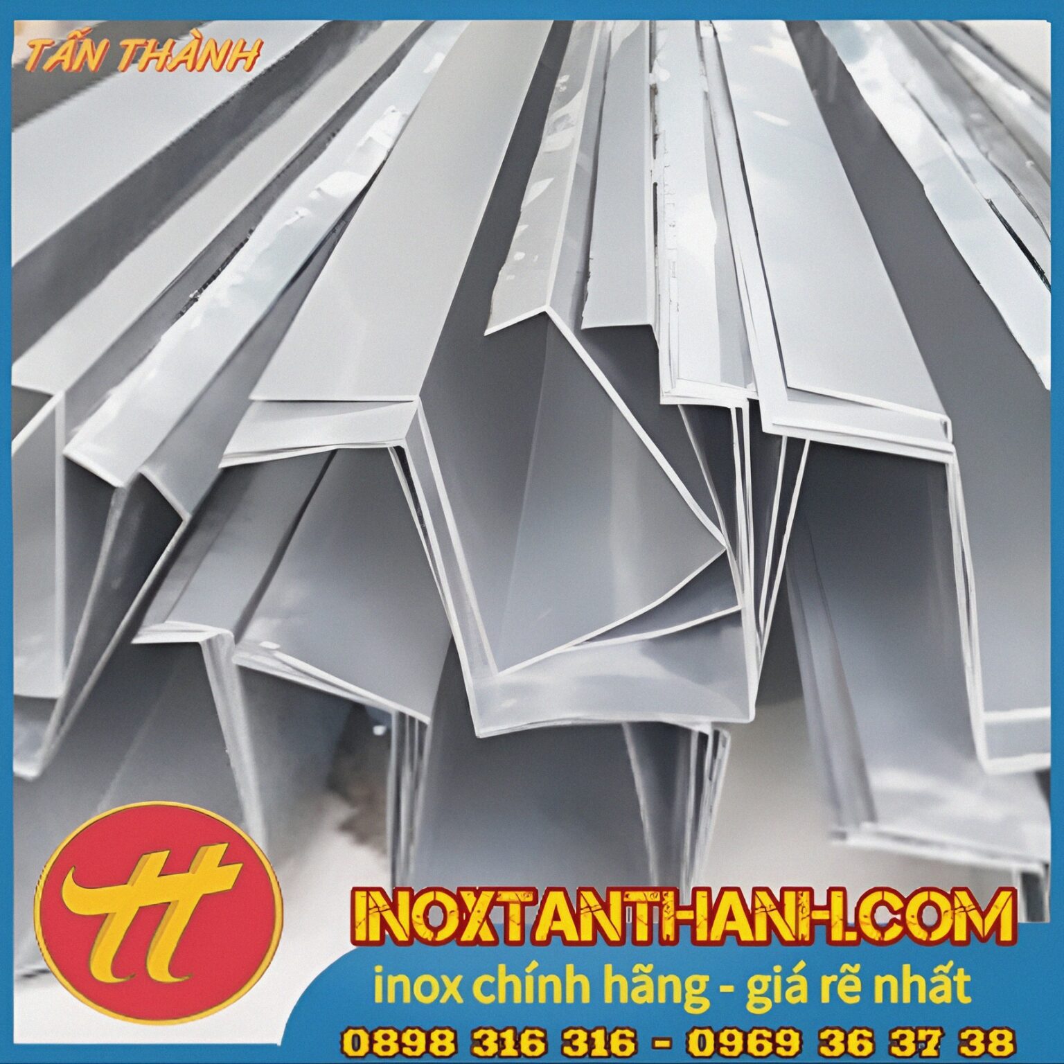BÁO GIÁ MÁNG XỐI INOX 304 DÀY 1MM TẠI MIỀN NAM - Inox Tấn Thành
